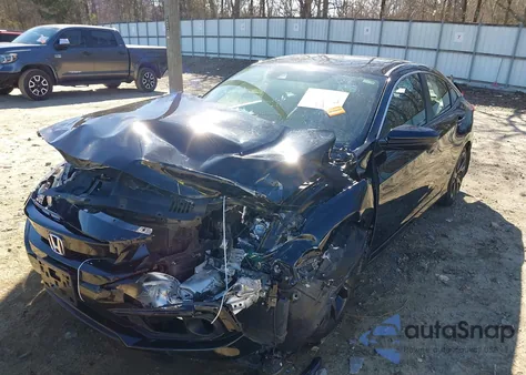 2020 Honda Civic Sport z USA, uszkodzony, nr VIN 2HGFC2E8XLH525838